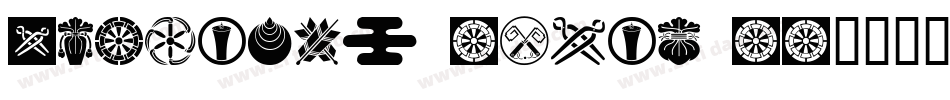 Oriental Icons II字体转换